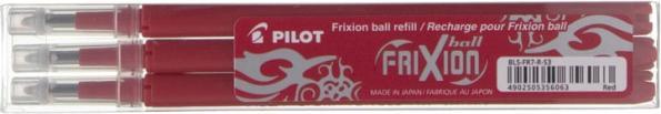 Actual product image Pilot FriXion Refill Set à 3 (Refill, Red, 0.35 mm)