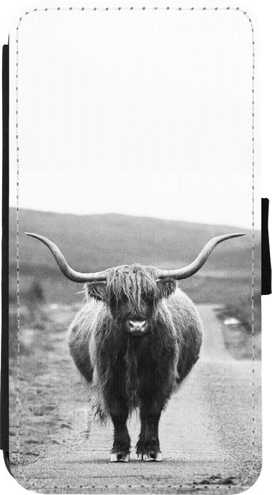 Image du produit PhoneLook Coque Wallet noir Highland cattle (Apple iPhone XS Max)