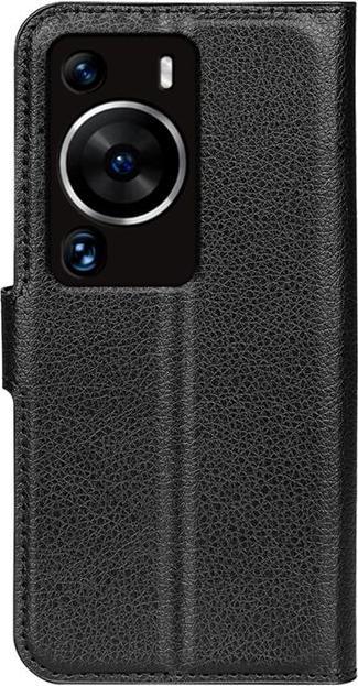 Actual product image MU Classic Litchi Leather Bookcover Series (Huawei P60 Pro)