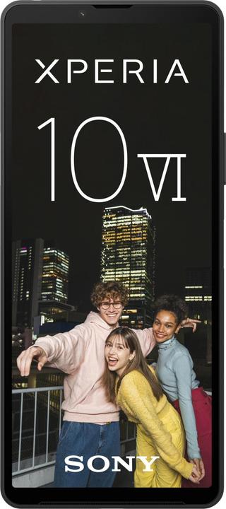 Actual product image Sony Xperia 10 VI (128 GB, Black, 6.10", SIM + eSIM, 48 Mpx, 5G)