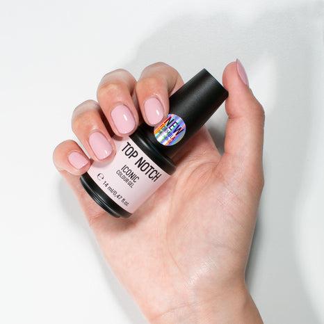 Immagine prodotto Mesauda Top Notch Iconic 245 Melancholy Semi-Permanent Nail Polish 14ml (245 Melanchouly, Topcoat)