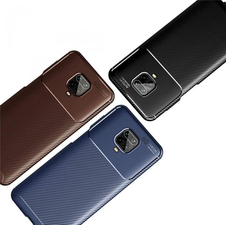Produktbild Screenguard Xiaomi Redmi Note 9 Pro Hülle Carbon Design TPU Case (Xiaomi Redmi Note 9 Pro)