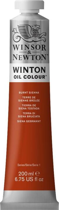 Image du produit Winsor & Newton Winton oil 200ml burnt sienna 074 (Marron, 200 ml)