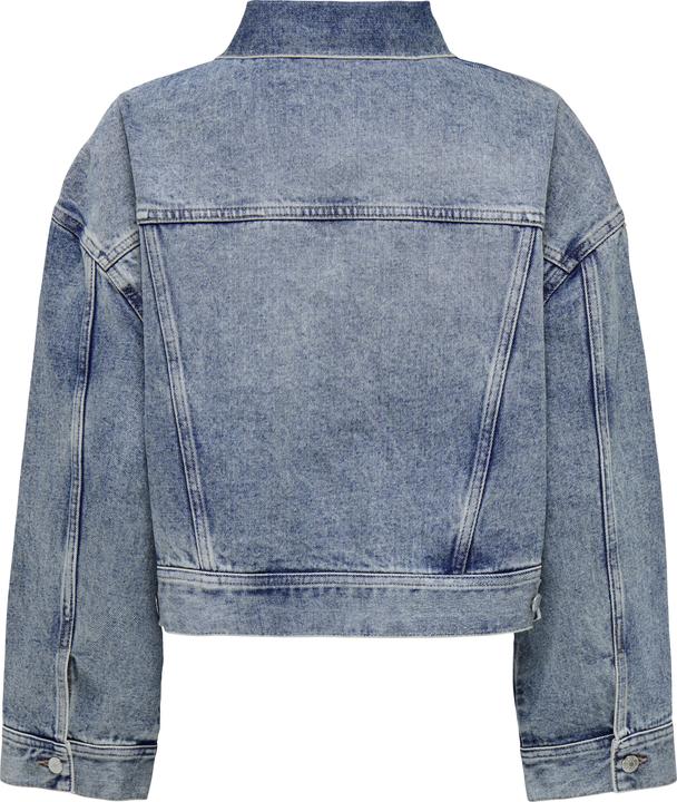Immagine prodotto Only Colletto Fly-away Giacca a spalla bassa Giacca in denim (L)