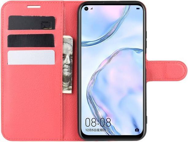 Actual product image MU Classic Litchi Leather Bookcover Series (Huawei P40 Lite)