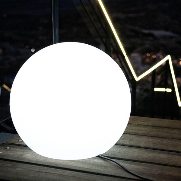 Actual product image Newgarden BULY 50 LED round patio light in globe design 50cm E27 indoor & outdoor IP65 (600 lm, E27, IP65)