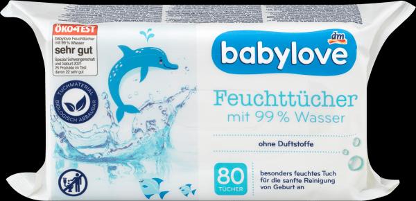 dm babylove Feuchttücher (80 Stück)