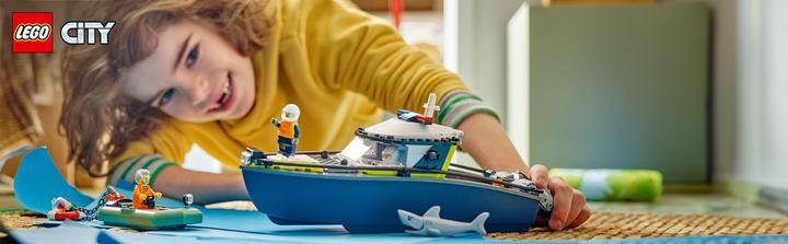 Produktbild LEGO Verfolgungsjagd im Polizeiboot (60456, LEGO City)