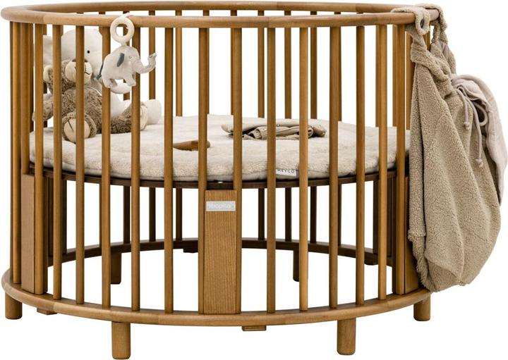 Produktbild Bopita Laufgitter Rondo inkl. Rollen Rose Wood (102 cm, 102 cm, Buche)
