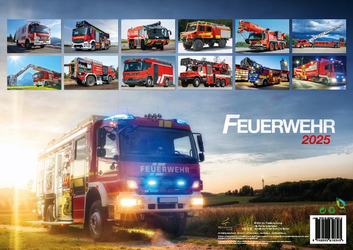 Produktbild Feuerwehr Kalender 2025 (Harter Einband, Deutsch)