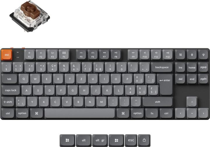 Actual product image Keychron K1 Max (CH, Wireless, Cable)