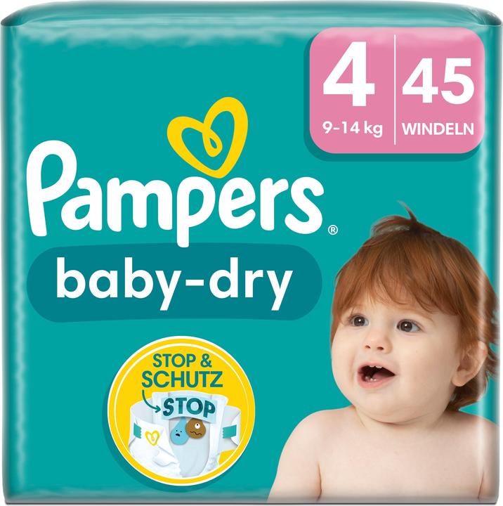 Actual product image Pampers Baby-Dry (Size 4, Pack, 45 Piece)