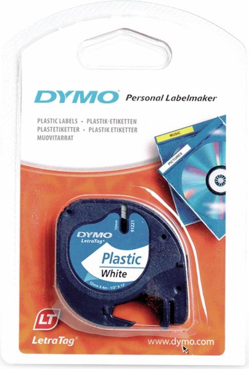 Dymo S0721660 Plastic strap (1.20 cm, White)