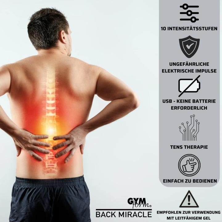 Actual product image Gymform Back Miracle Sport