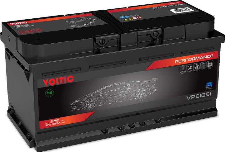 Actual product image Voltic VP61051 Perfomance 110Ah car battery 610 402 092 (110 Ah)
