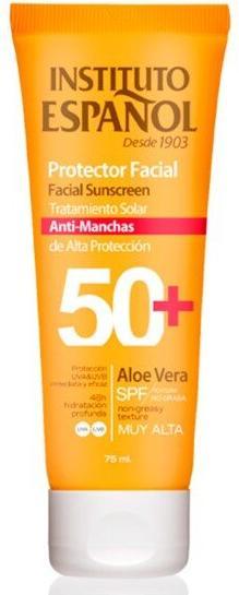 Instituto Español Sol. Tubo Proteccion Facial Antimachas Spf50+ 75 ml (Sonnencreme Gesicht, SPF 50, 75 ml)