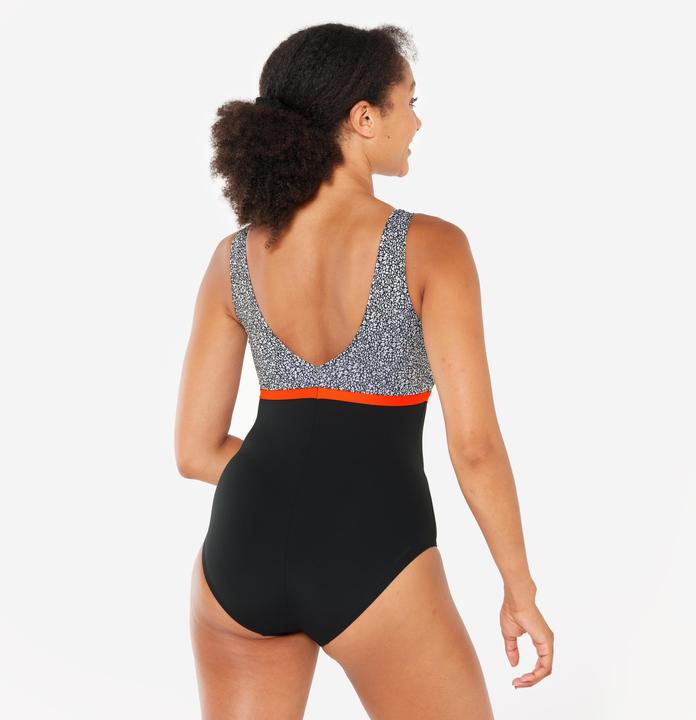 Image du produit Nabaiji Maillot de bain 1 pièce aquafitness Femme - Rosy noir (40, 42)