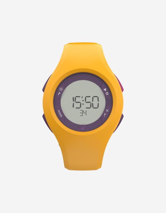 Immagine prodotto Decathlon Cronometro da corsa - W200 M giallo/viola (40 mm)