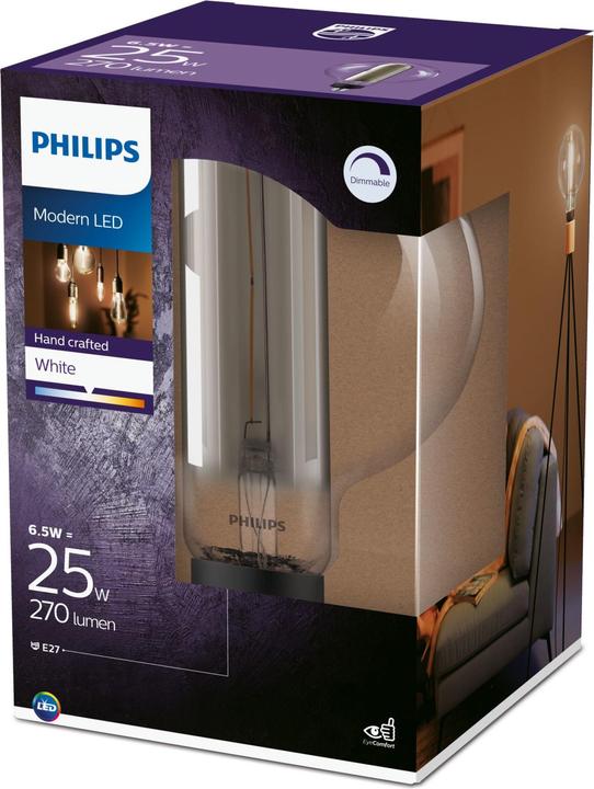 Immagine prodotto Philips Lampada LED G200 6.5W (25W) WW D (E27, 6.50 W, 270 lm, 1 x, A)
