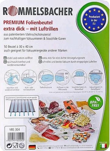 Actual product image Rommelsbacher Foil bag VBS 304 (50 x)