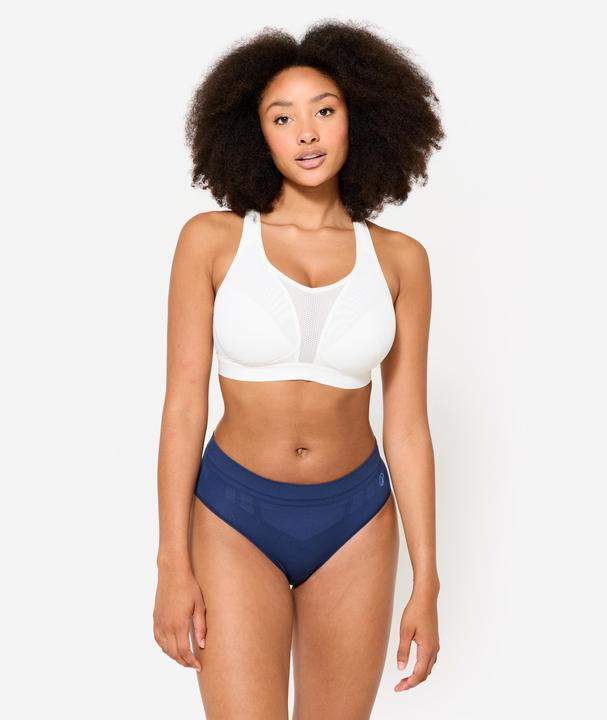 Image du produit Kalenji Lot de 3 culottes sans coutures Femme, Violet/Blanc/Bleu (M, L)