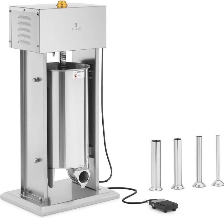 Produktbild Royal Catering Wurstfüller Wurstfüllmaschine Wurstmaschine Edelstahl Wurstpresse 15 L 120 W