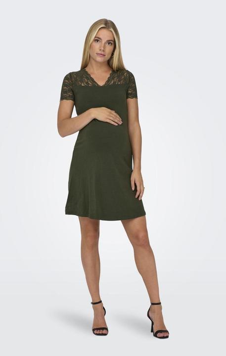 Image du produit Only Maternity Robe curvy à col en V et manches courtes (XXL)