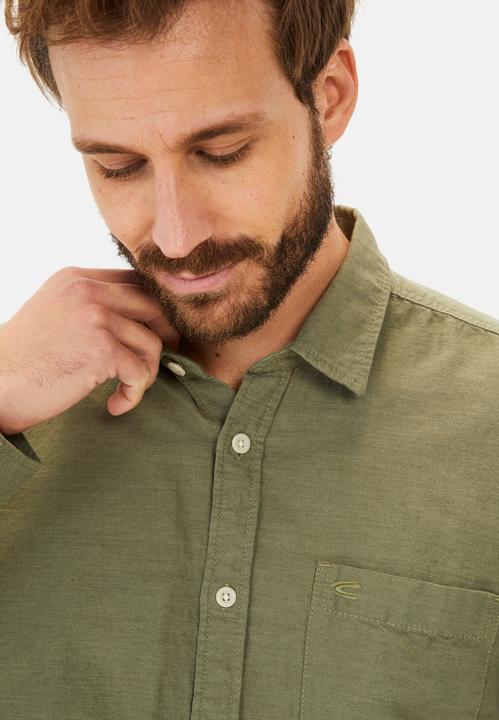 Produktbild Camel Active Langarm-Leinenhemd mit Soft-Wash-Veredelung (XXL)