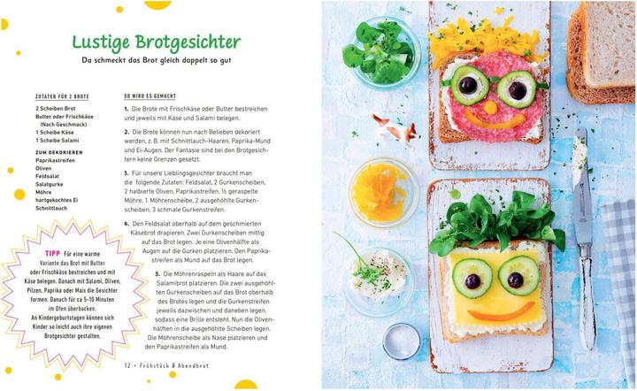 Produktbild Lecker, lustig und gesund Die besten Rezepte für Kinder mi (Deutsch, Christine Sinnwell-Backes, Timo Kuehn, 2023)