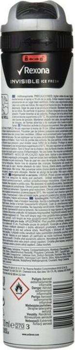 Produktbild Rexona INVISIBLE ICE FRESH MEN deo vapo 200 ml (Spray, 200 ml)