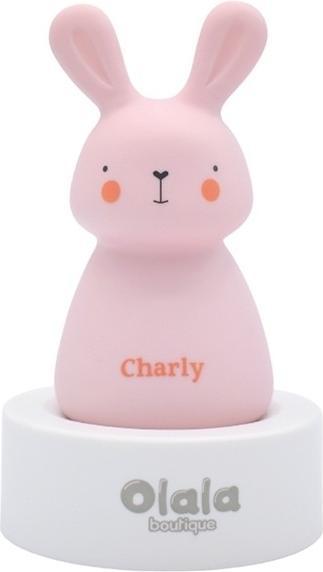 Image du produit Olala Boutique Olala veilleuse LED à induction - Lapin, Rose