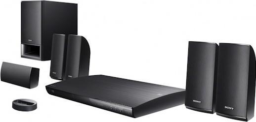 Image du produit Sony BDV-E290, Home cinéma 5.1 Blu-ray, 3D, 1000W, DLNA