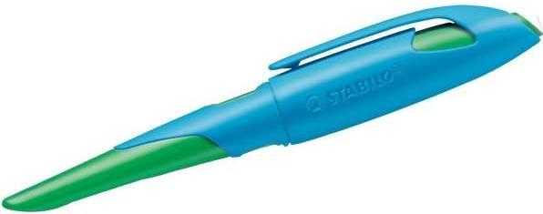 Produktbild STABILO Füllhalter EASYbirdy L, Linkshänder, blau/grün Federbreite: A, ergonomischer Schulfüller,... (Blau/Grün, 1 x)