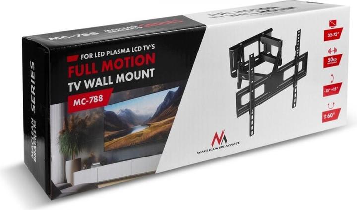 Immagine prodotto Maclean TV-Wandhalterung 32-75", 50kg, MC-788 (75", 50 kg)