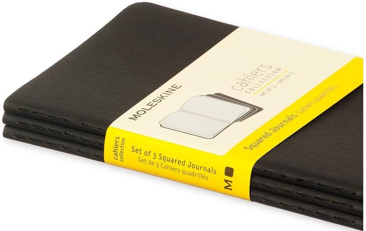 Immagine prodotto Moleskine Set tascabile Cahier di 3 (A6, Quadretti, Copertina morbida)