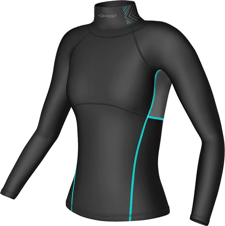 Image du produit Shock Doctor Maillot de corps de compression de hockey "LS" pour femme (S)