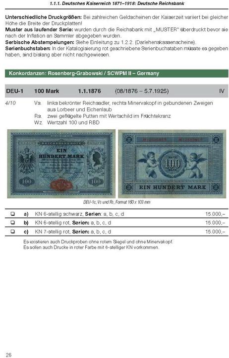 Produktbild Die deutschen Banknoten ab 1871 (Deutsch, Hans-Ludwig Grabowski, 2023)