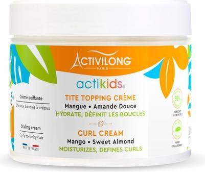 Actual product image Activilong Actikids Topping Curl Cream Mango and Sweet Almond No Rinse 300ml (300 ml)