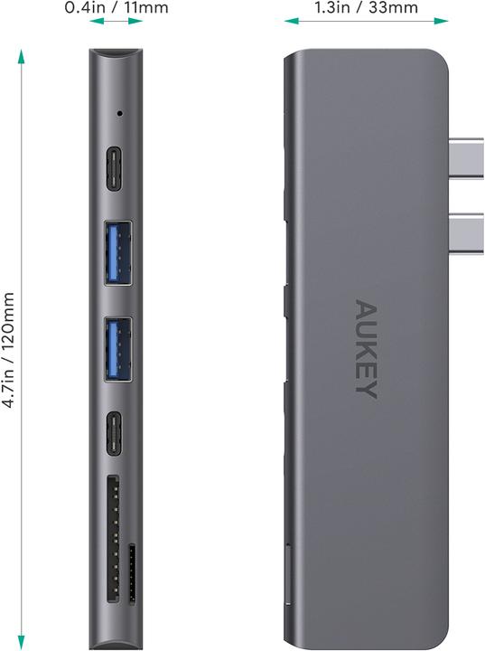 Produktbild Aukey CB-C76 (USB-C, 7 Ports)