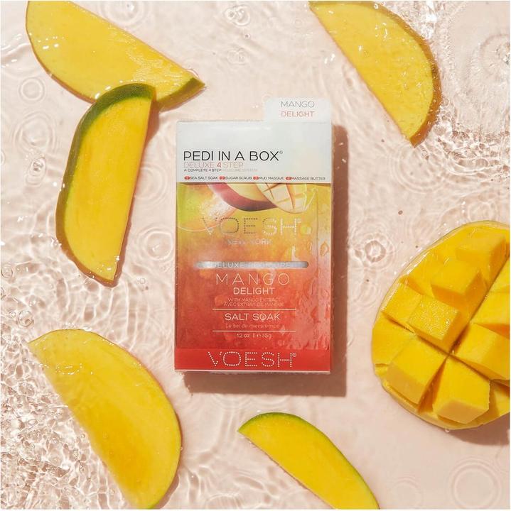 Immagine prodotto Voesh Pedi Mango Delight (Crema piedi e gel piedi, Maschera del piede, Pediluvio)
