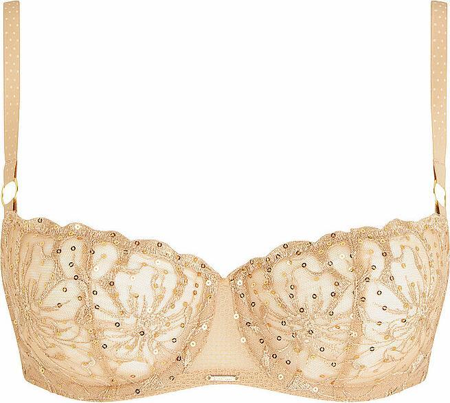 Produktbild Chantelle Balconette FLEURS SIGNATURE toffee sequins (85 B)