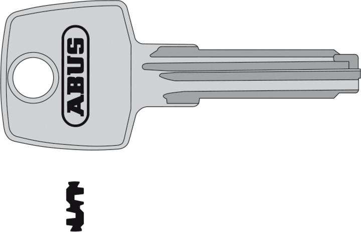 Immagine prodotto Magni ABUS EC550 chiave a fossetta e reversibile, chiave aggiuntiva, chiave multipla, non per ordini