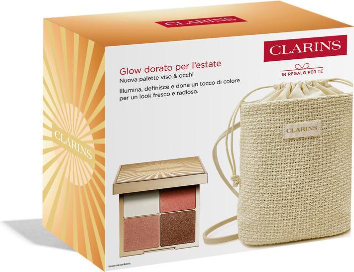 Immagine prodotto Clarins Glow dorato per l'estate. Nuova palette viso&occhi. (Set trucco)