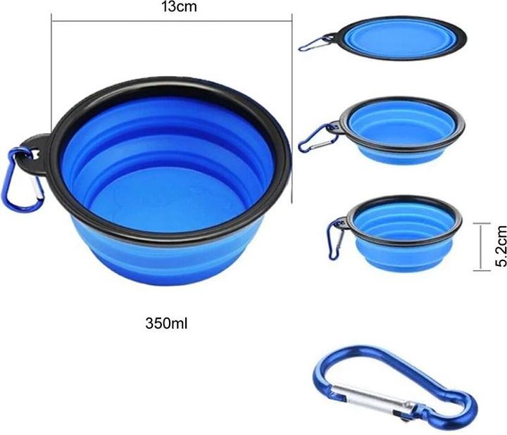 Produktbild Out of the blue Faltbarer Reise-Hundenapf, Fressnapf, 350 ml (0.35 l)