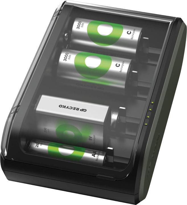 Actual product image GP Batteries Battery Recharger (1 pcs., AA, AAA, C, D, Rechargeable battery)