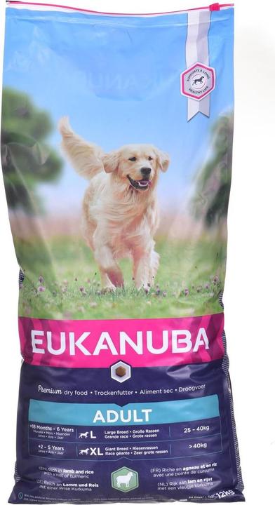 Produktbild Eukanuba Lamb & Rice (Adult, 1 Stk., 12000 g)