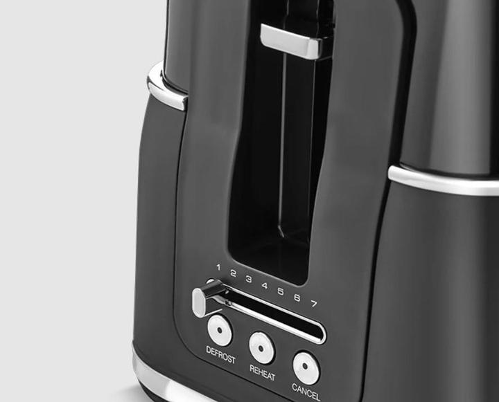 Actual product image Morphy Richards 245744, 4 slice(s), Black, Buttons, Level, 1750 W
