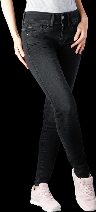 Produktbild G-Star Lynn Mid Skinny Elto Nero Superstretch dusty grey (W32/L32)