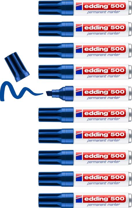 Produktbild Edding 500 (Blau, 2 mm, 1 x)