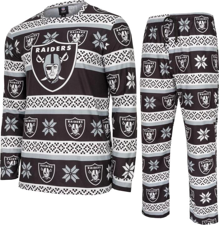 Produktbild Foco NFL Winter XMAS Pyjama Schlafanzug Las Vegas Raiders - L (L)